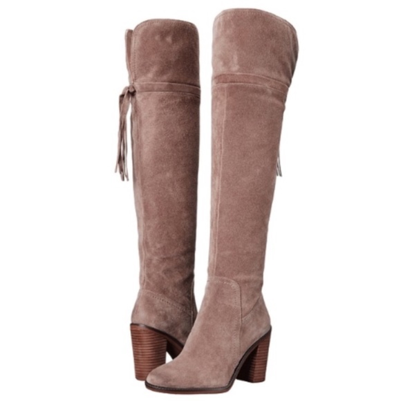 franco sarto over the knee boots suede
